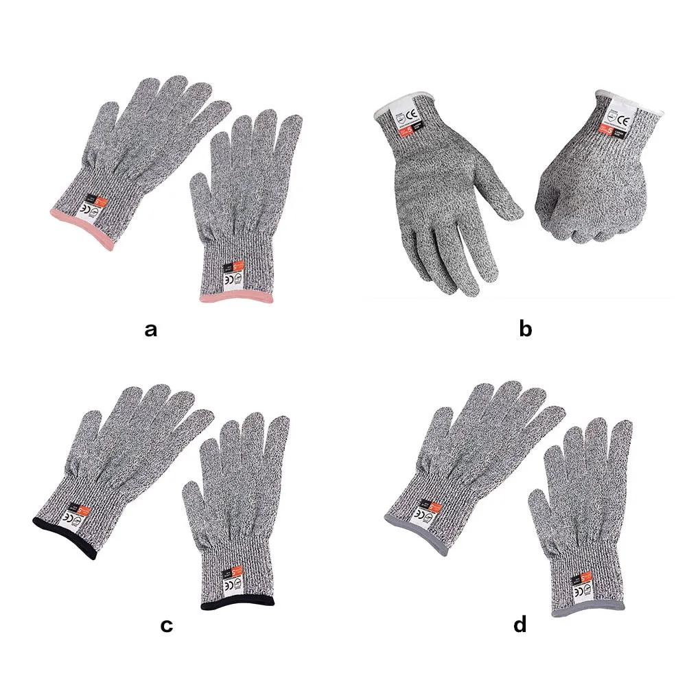 1 Pair HPPE Kitchen Gardening Hand Protective Gloves Butcher Meat Chopping Working Gloves Mittens Women Men's gloves Dropshippin