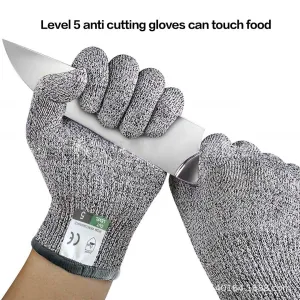 1 Pair HPPE Kitchen Gardening Hand Protective Gloves Butcher Meat Chopping Working Gloves Mittens Women Men's gloves Dropshippin