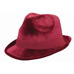 Burgundy Fedora Hat