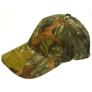 Camouflage Fishing Baseball Cap With 5 Built-In LED Lamps