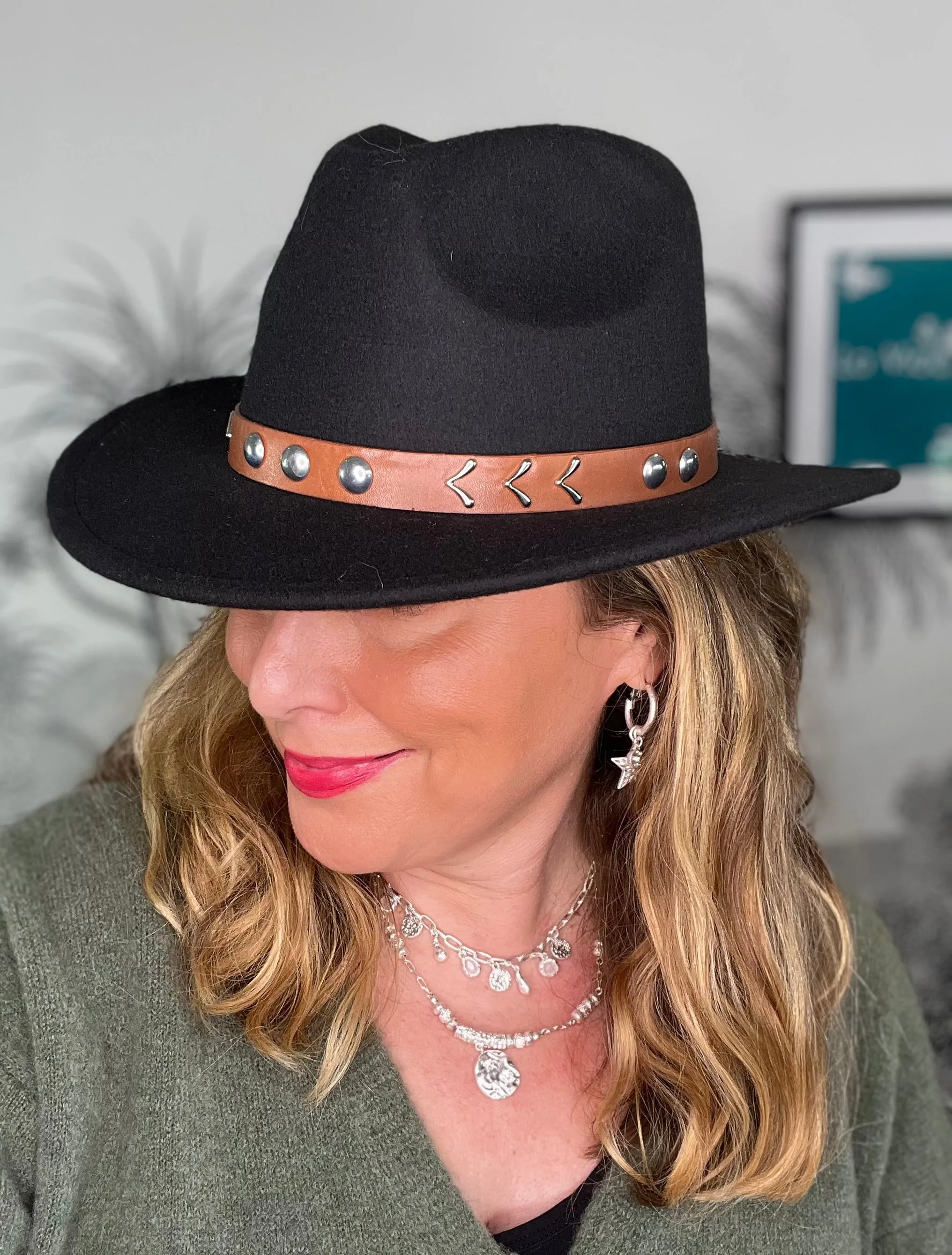 Davina Western Fedora Hat