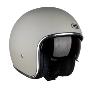 G-Mac Rebel Evo Open Face Helmet - Satin Grey (Also Rebel 2.0 Now Available)