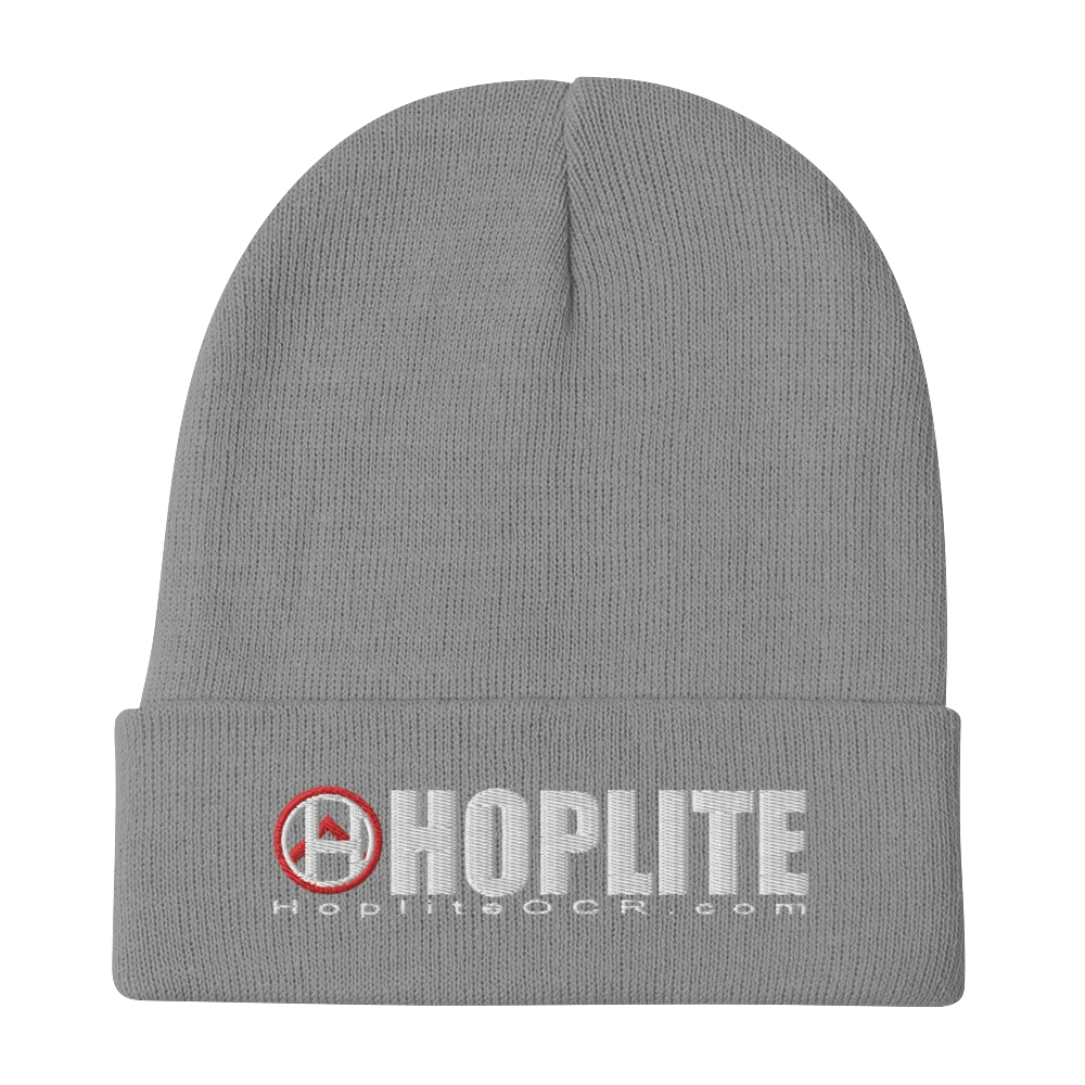 Hoplite Embroidered Beanie