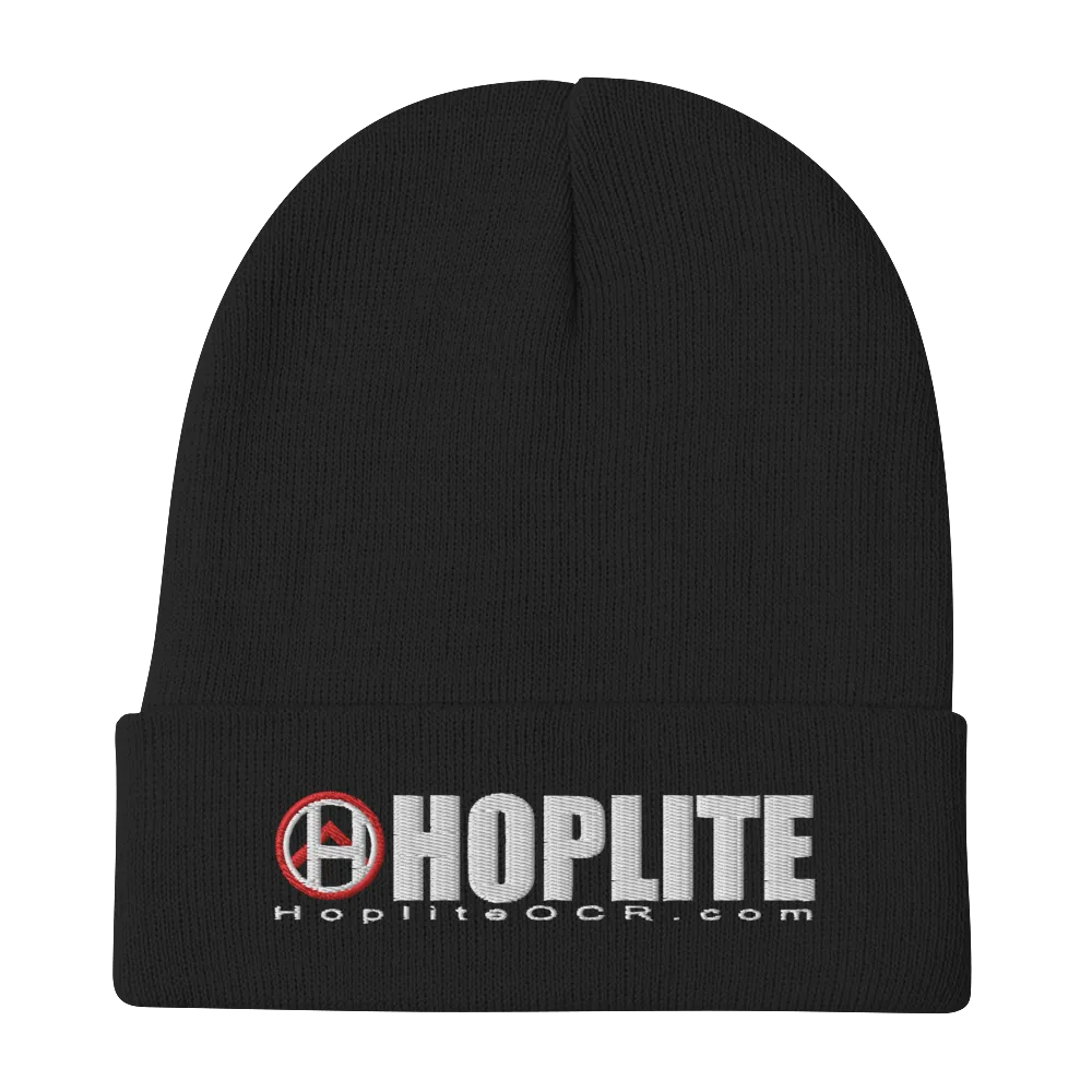 Hoplite Embroidered Beanie