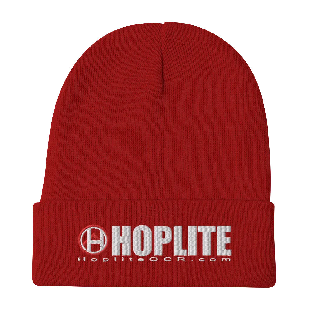 Hoplite Embroidered Beanie