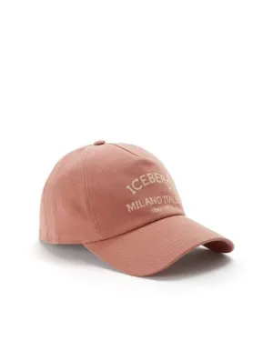 Iceberg Logo Baseball Cap (Peach) - I24710169204371