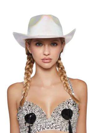 Metallic Pearl Cowboy Hat