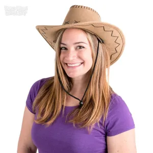 Microsuede Cowboy Hat (1ct)