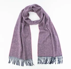 Purple Pure Cashmere Sandford Scarf