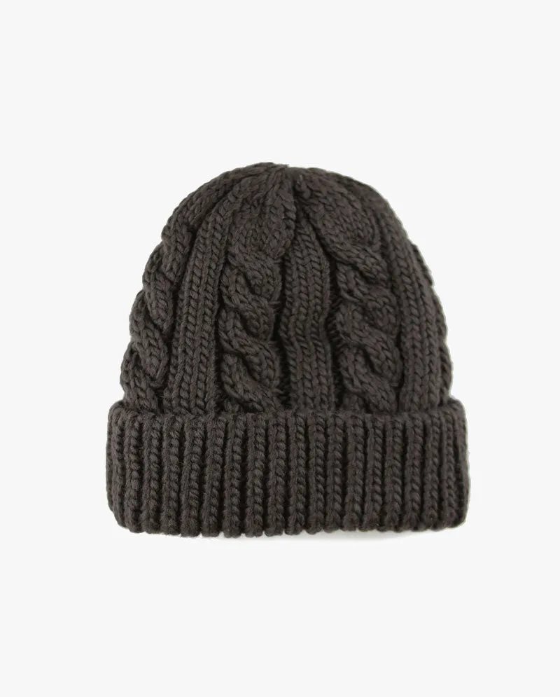 The Hat Depot - Curly Knit Beanie without Pom