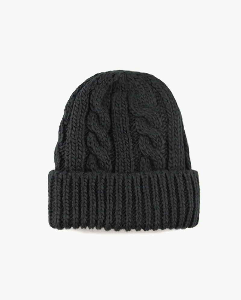 The Hat Depot - Curly Knit Beanie without Pom